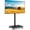 Black with wheels, variant on TAVR Furniture 32 to 60 inch Mobile TV Cart Stand, Tall Floor Rolling TV Stand with Swivel Mount, Height Adjustable Black