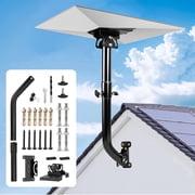 Starlink Mount for Standard 4/4X/Gen 3, 360 Adjustable Wall/Roof Mounting Kit with Pipe Adapter Compatible with Starlink Standard 4/4X/V3 Dish