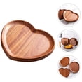 thumbnail image 3 of Bandeja de madera con forma de corazón, bandeja de madera para servir, plato de madera con forma de corazón, bandeja para aperitivos, plato de madera para joyería, 3 of 6