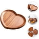 thumbnail image 3 of Bandeja de madera con forma de corazón, bandeja de madera para servir, plato de madera con forma de corazón, bandeja para aperitivos, plato de madera para joyería, 3 of 6