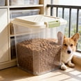 thumbnail image 1 of Deeceymbur Contenant de Rangement pour Nourriture pour Animaux, Grande Capacité, Bac Hermétique avec Roulettes, Conception Étanche et Anti-Humidité pour le Stockage à Long Terme de Nourriture pour Chien et Chat, 1 of 6