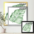 thumbnail image 4 of Designart 'Close Up Of Tropical Leaf Of Monstera II' Farmhouse Framed Art Print, 4 of 4