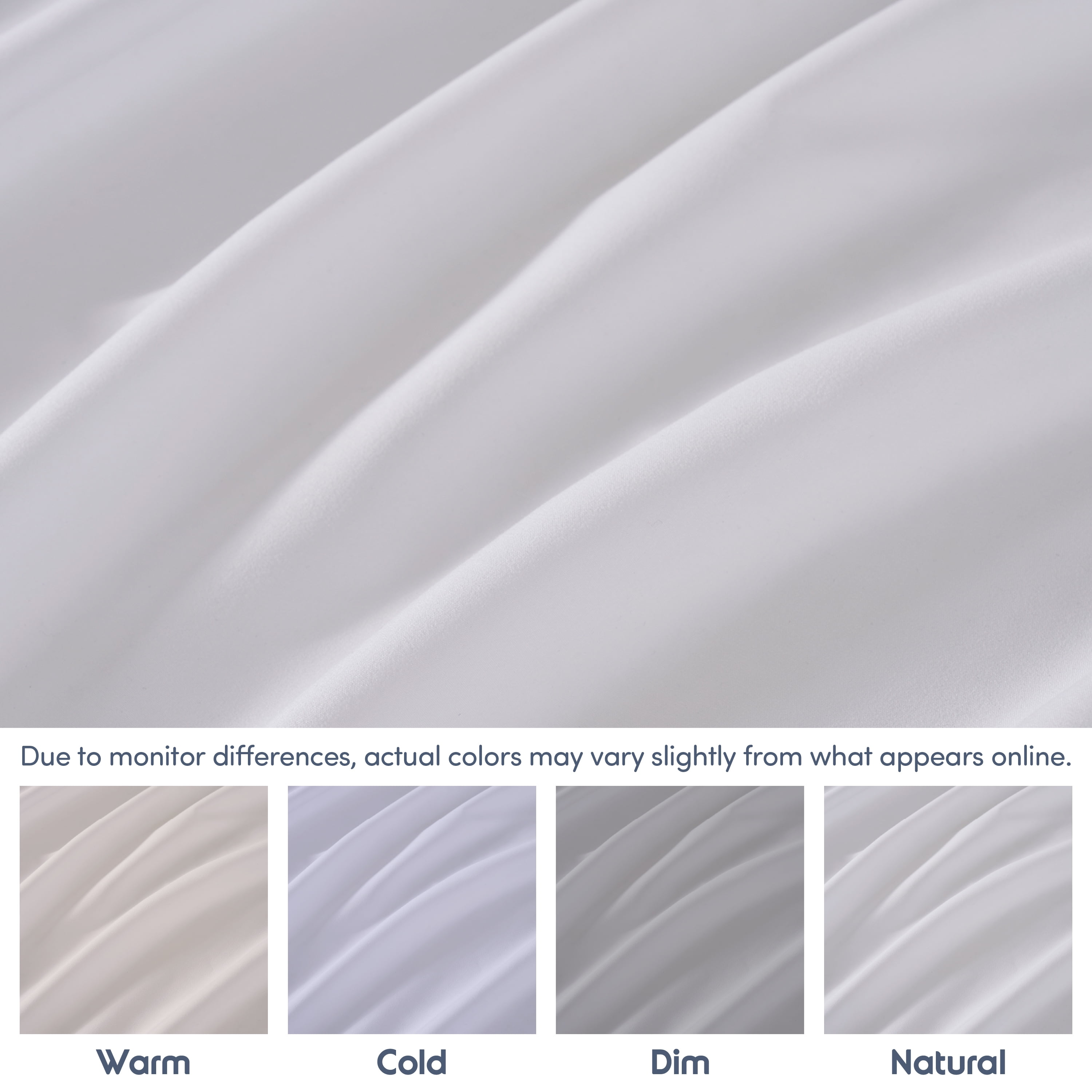 Lammaloe 2 Pack Extra Deep Pocket California King Fitted Sheet Only, Fits 18" to 24" Mattress, Soft Microfiber Fitted Bed Sheet, White