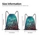thumbnail image 2 of Fotbe Colorful Rainbow Glitter Bolsa Mochila con Cordón Estampada, Bolsa de Gimnasio Deportiva, Bolsa Cinch, Bolsa con Cordón para Hombres y Mujeres-Small, 2 of 6