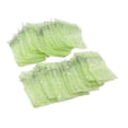 thumbnail image 2 of Drawstring Sheer Mesh Bag, Star Pattern Mesh Bags Transparent  For Wedding Light Green, 2 of 8