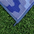 thumbnail image 4 of Camco Tapis de Patio Extérieur Portable Réversible 9 par 12 Pieds Design Diamant Bleu, 4 of 6