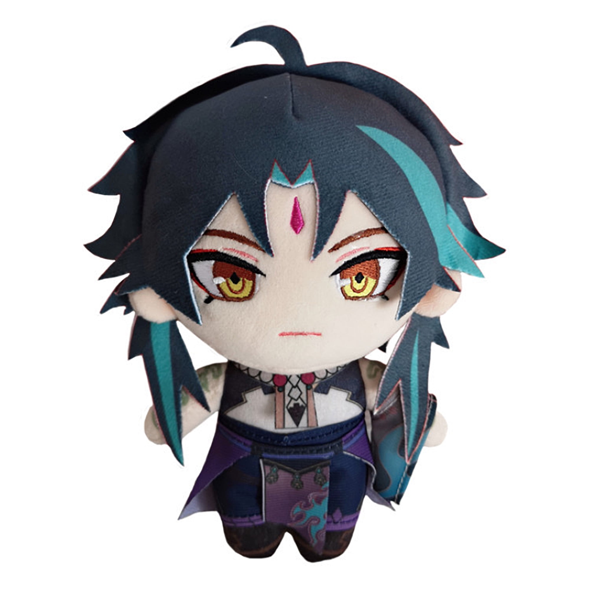 Vrurc Genshin Impact Game Character Xiao Plush Toy for Bedroom