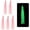 Light Pink, variant on M altemura Fishing Squid Skirts Glow Soft Plastic Trolling Lures, 2.4/3.1/3.9/4.7 Inch Luminous Squid Bait for Saltwater Freshwater, Fit for Bass Trout Salmon Sea Bass Fishing