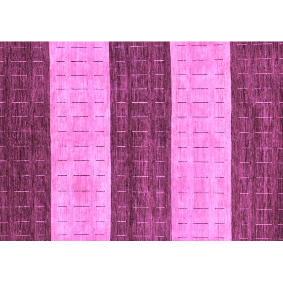 Ahgly Company Indoor Rectangle Abstract Purple Modern Area Rugs, 8' x 12'