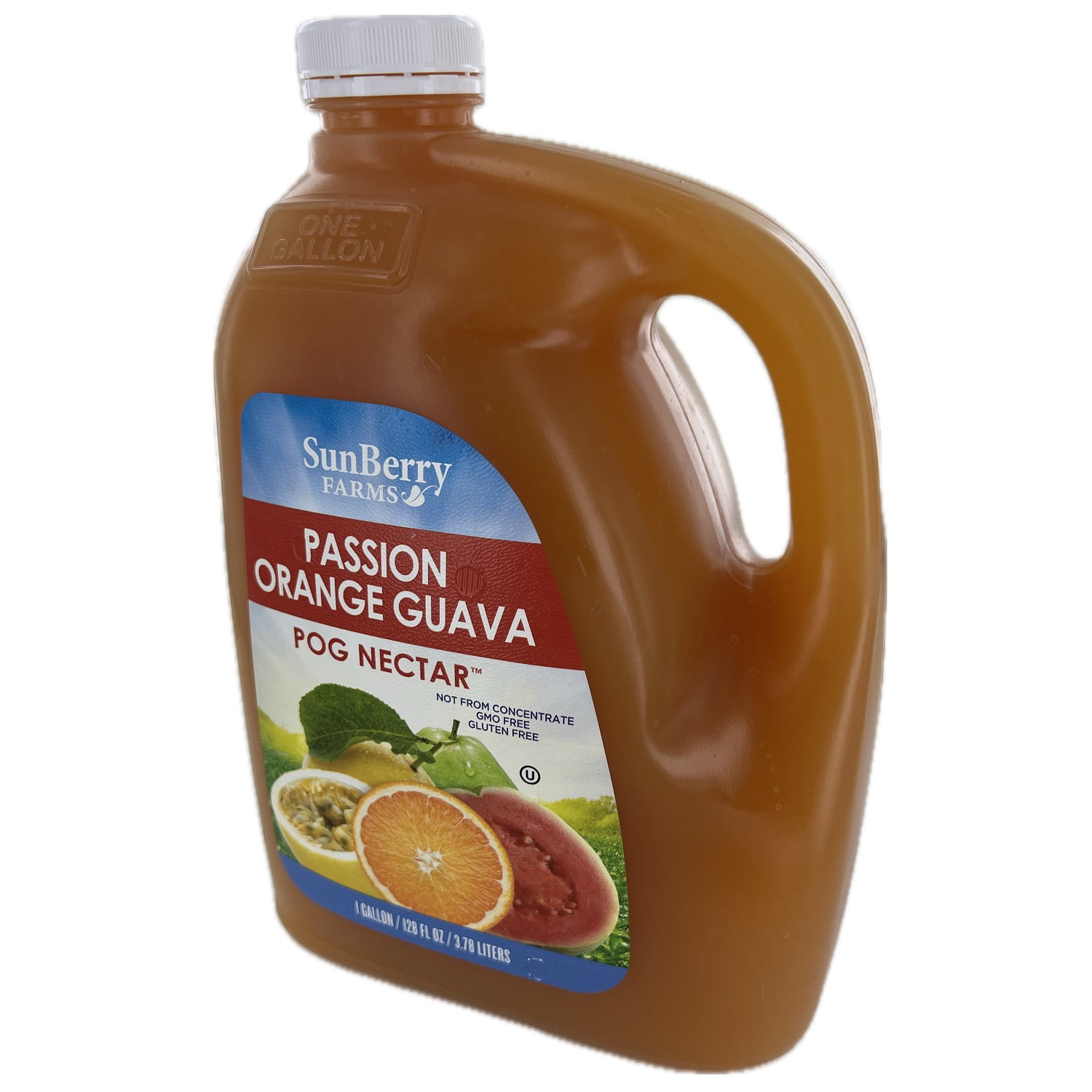 Sunberry Farms Passion Orange Guava Pog Nectar, 128 Fluid Ounce