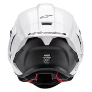 Alpinestars Supertech R10 Solid Street Motorcycle Helmet - Gloss White / Small
