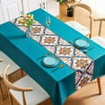 thumbnail image 1 of Nappe Rectangulaire Imperméable, Nappe en Vinyle Résistante à l'Huile et aux Taches, Nappe en Plastique Lavable, 1 of 5