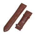 thumbnail image 1 of Leather Watch Straps, 23mm Leather Wristwatch Straps Embossed  Stainless Steel Buckle Soft Brown  For Watch Repair For Man, 1 of 8