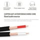 thumbnail image 4 of Cable de audio Qicheng & Lys de 3,5 mm hembra a 2 RCA macho de 30 cm, 4 of 6