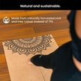 thumbnail image 6 of Cork Yoga Mat – Non-Slip, Extra-Thick Grip with Alignment Lines, Mini 72" x 24" x 0.17", Rooted Color, 6 of 7