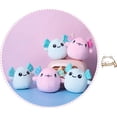 thumbnail image 2 of Peluche de ajolote, suave y esponjoso, ideal como regalo de cumpleaños, para jugar (6 bolas rosas), 2 of 5