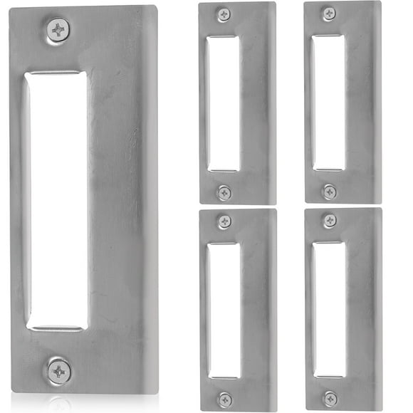 5pcs Deadbolt Strike Plates Door Strike Plates Security Door Reinforcement Plates