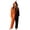 118#Yellow, variant on Women Halloween Contrast Color Pumpkin Flannel Hooded One Piece Jumpsuit Cozy Cosplay Outfits With Hand Pockets Dark Gray XL