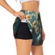 thumbnail image 1 of Balery Delicate White Daisy Jars Pantalones cortos deportivos para mujer con forro y dos bolsillos, elásticos, para entrenamiento, gimnasio, yoga-Large, 1 of 7