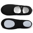 thumbnail image 4 of ARCLIBER Canvas Ballet Shoes for Women Ballet Dance Shoes Canvas Adult Ballet Slippers Size 4M Black, 4 of 6