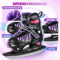 thumbnail image 4 of TaroKitc Adjustable Ice Skates for Kids, Kids Ice Hockey Skates for Boys Girls Youth Toddlers, Fun Beginner Ice Skating Shoes with Soft and Comfortable Lining, Purple, 4 of 8