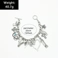 thumbnail image 3 of HHBEAUTY Wizardry Themed Handmade Charm Bracelet Set – Adjustable Jewelry, Crucifix and More Medal Pendants Birthday Gift for Men Women, 3 of 8