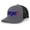 Charcoal/Black, variant on Top Dad Father's Day Men's Mesh Back Trucker Hat Baseball Cap, Charcoal/Black