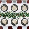 thumbnail image 7 of Ryvnso Cat in Night with Moon Round Plate Mats Dining Table Placemat Set of 4 for Holiday Decoration, 7 of 7