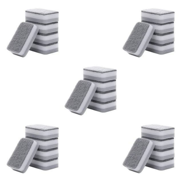 Toystoory Pack of 5 Sponge Dishwashing Countertop Scrubber Absorbent Cleaning Bowls Water Dishes for Household Bathroom Restaurant Type2 NO2