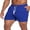 Royal Blue, variant on Pinspark 5.5 Inch Mens Pajama Shorts Sleep Cotton Lounge PJ Lightweight Elastic Waist Drawstring Nightwear Bottom with Pockets