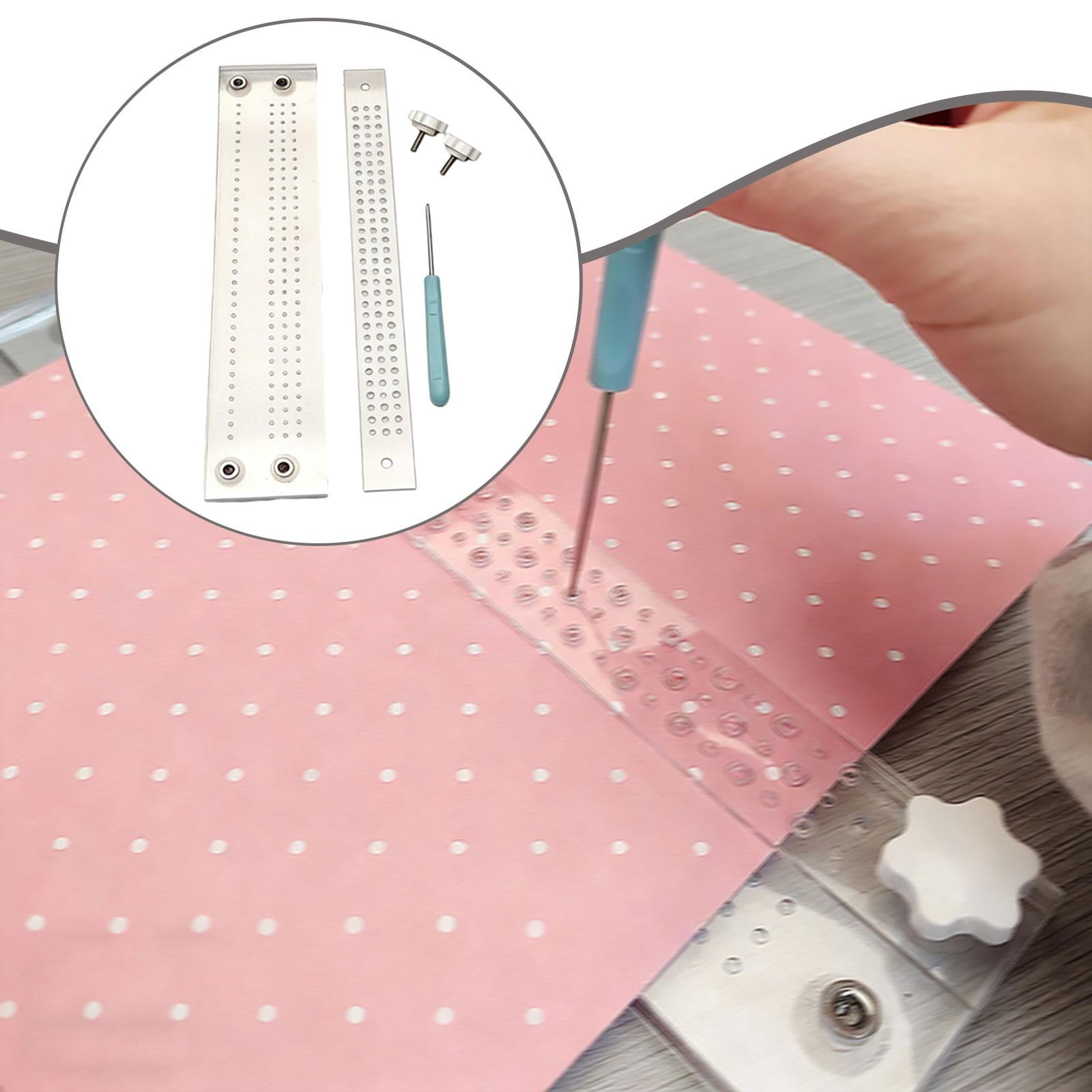 Milageto Book Binding Kit Journal Book Binding Punch Guide Set for Handmade Notebooks