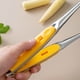 thumbnail image 4 of Pinzas de acero inoxidable para servir, utensilios de cocina multifuncionales para emplatar alimentos, barbacoa y aperitivos, diseño compacto con control preciso para tablas de embutidos, 4 of 9