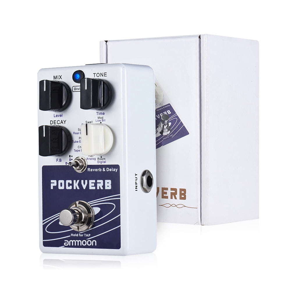 Effect Pedal,7 7 Pedal 7 Tap Tempo Pédale Pour De Delay 7 Delay Tempo Function Delay With Tap Pockverb Delay Versatile Sound Delay De Réverbération 7 Delay Pour De A Versatile Tap