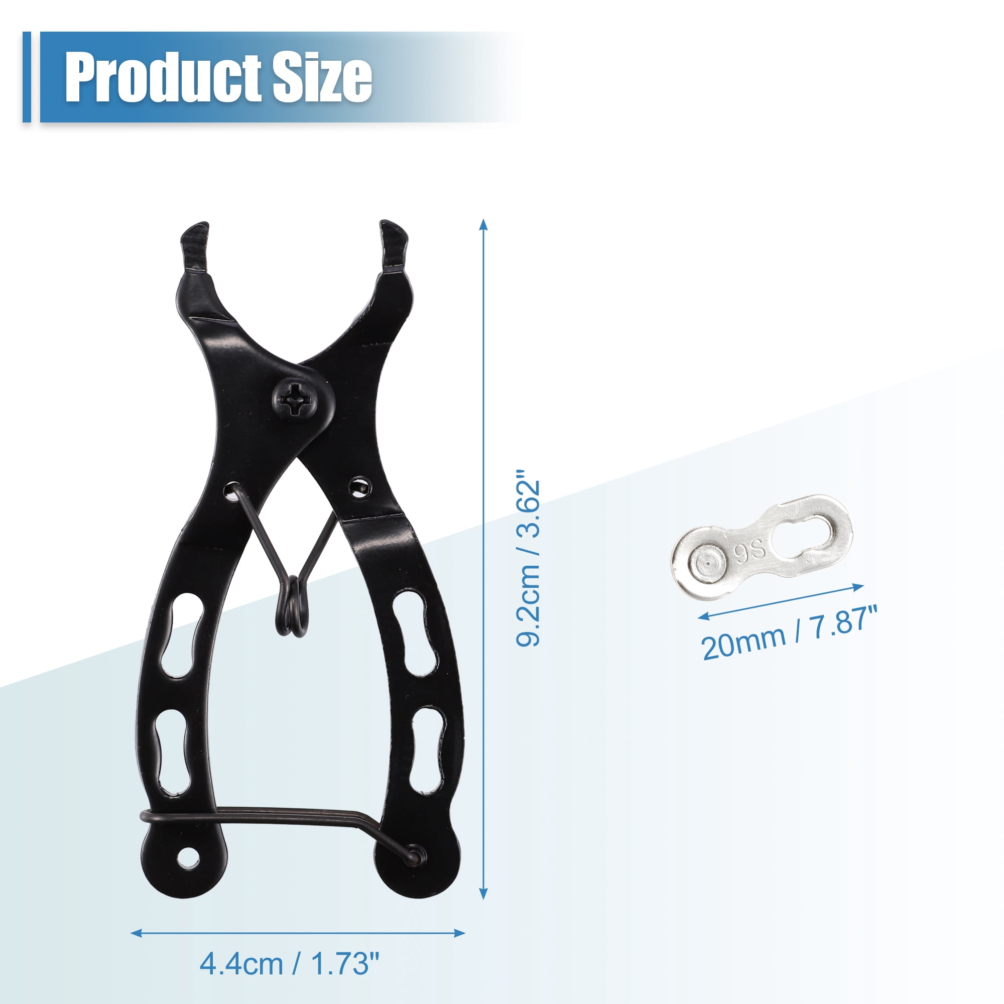 Unique Bargains Universal Bike Chain Repair Kit Quick Link Connector 9 Speed Chain