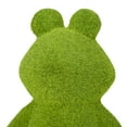 thumbnail image 4 of DecMode 7"W, 13"H MGO Eclectic Frog Garden Sculpture, Green, 1-Piece, 4 of 7