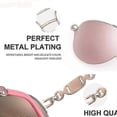 thumbnail image 3 of polarized aviator sunglasses,lightweight metal frame sun glasses uv400, 3 of 3
