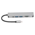 thumbnail image 3 of Concentrador USB 3.0, Velocidad De Transmisión Rápida Estable De 5 Gbps Del Divisor USB Para Computadora Portátil Para Computadora Portátil ANGGREK USB HUB 6‑in‑1, 3 of 8