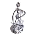 thumbnail image 5 of Berry President Estatua/figurilla de alambres y tornillos de hierro fundido para decoración del hogar de 5,0" (tocador de violonchelo), 5 of 5
