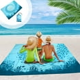 thumbnail image 1 of Jusqu'à 65 % de Réduction! Gspmoly Tapis de Camping Extérieur Anti-Humidité-Tapis de Pique-Nique-Tapis de Sol Léger Imperméable-Mini Tapis de Plage Pliant jusqu'à 65 % de Réduction, 1 of 8