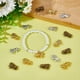 thumbnail image 4 of 60 colgantes de animales de león de 3 colores, estilo tibetano, estilo vaquero occidental, para joyería, pulsera, collar, manualidades., 4 of 5