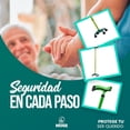 thumbnail image 3 of Bastón 4 Apoyos Base Plástica Reforzada Corta (6 Colores) | Altura 63-97cm (VERDE), 3 of 8