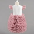 thumbnail image 4 of Cowsor Toddler Baby Girl Butterfly Tutu Dress Bowknot Princess Flower Girl Wedding Pageant Birthday Party Dresses, 4 of 4