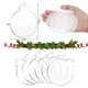 thumbnail image 4 of 100 Piezas de Adorno de Navidad de Acrílico Redondo Adorno de Acrílico Transparente En Blanco con Orificio para Manualidades, Vacaciones, 4 of 10