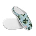 thumbnail image 3 of Kdxio Flamingos And Palms Women's Men's Slippers Plush Slip-On House Slipper for Winter Indoor Soft Cushion Non-slip Fluffy Slides Slippers-8, 3 of 7