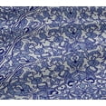 thumbnail image 5 of oneOone Cotton Jersey Medium Blue Fabric Mandala Dress Material Fabric Print Fabric By The Yard 58 Inch Wide-G8, 5 of 6