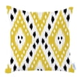 thumbnail image 4 of Ikat Set of 2 Square 18"x18" Boho Throw Pillow Covers, 4 of 4