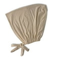 thumbnail image 1 of Pure silk cotton adjustable hair hiding hood cap elastic strap base small hat, 1 of 10