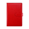 thumbnail image 1 of Inteprter Cuaderno liso Vintage botón transversal Jotter mantener diario diarios papel Halloween regalo de Acción de Gracias negocios Suministros de escritura y corrección Rojo, 1 of 6