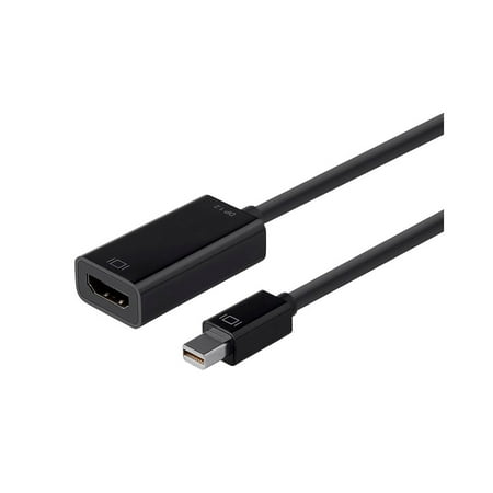UPC: 0889028008133 | Monoprice Mini DisplayPort 1.2a / Thunderbolt to 4K HDMI Passive Adapter Black 112795