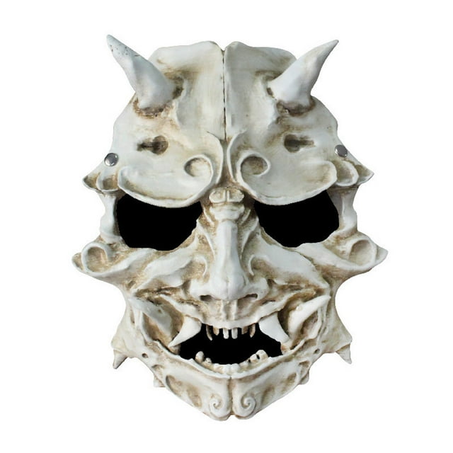 Máscara para cosplay de Halloween, Ghost Warrior Devil, divertida resina